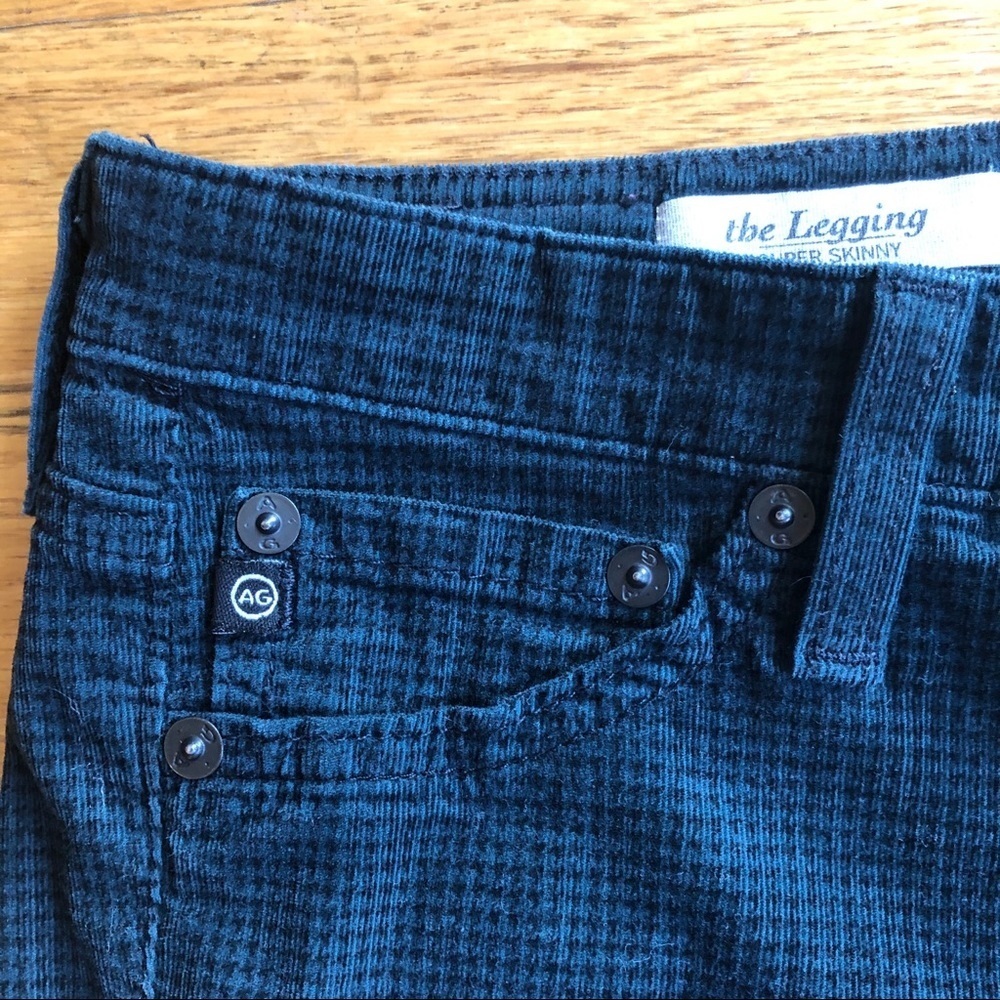 ADRIANO GOLDSCHMIED Green Corduroy Skinny Legging - Picture 3 of 8